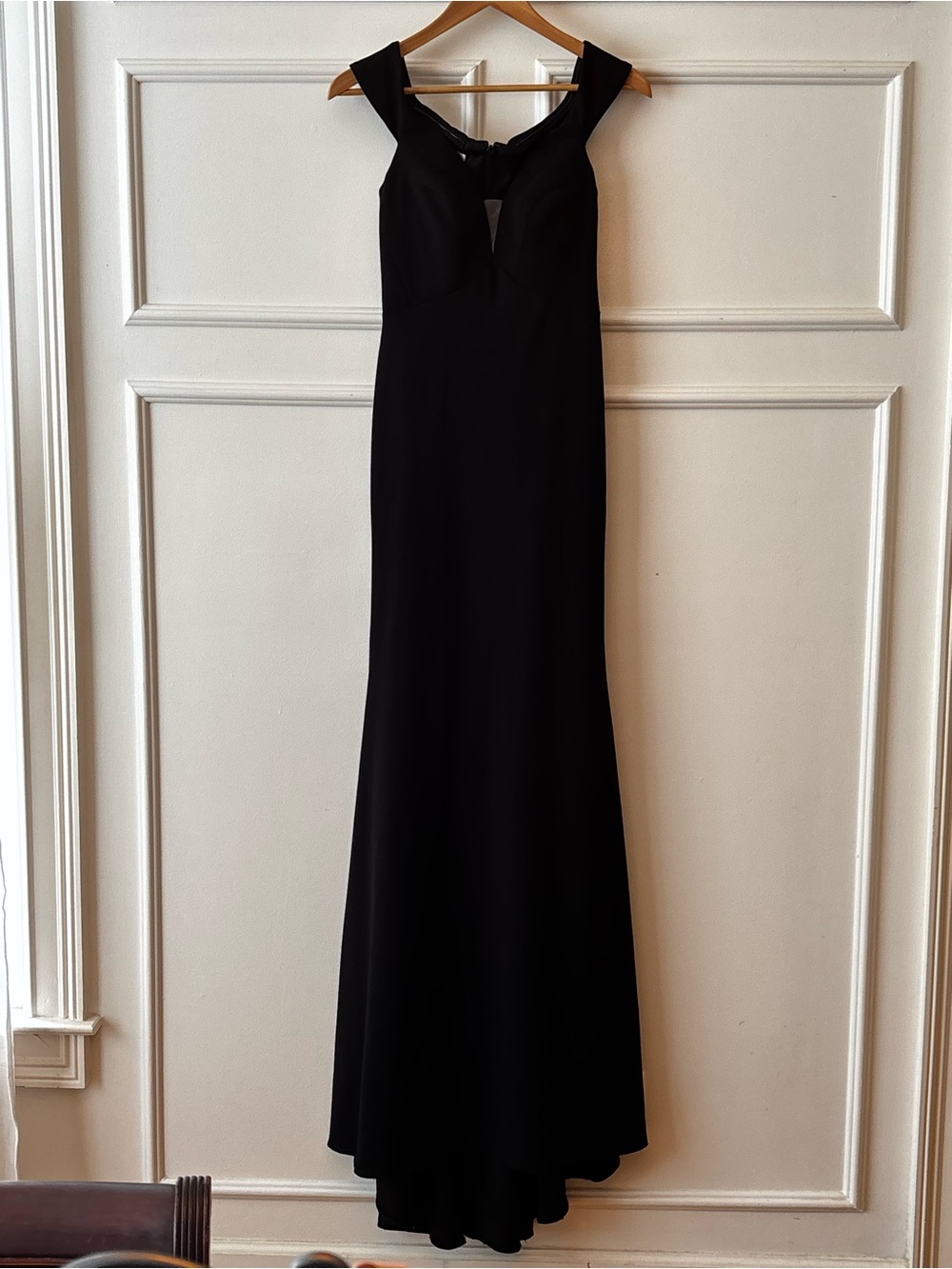 Azazie Black Maxi Evening Dress
